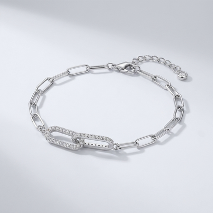 Aurélie Pavé Link Bracelet - Joie d’Or