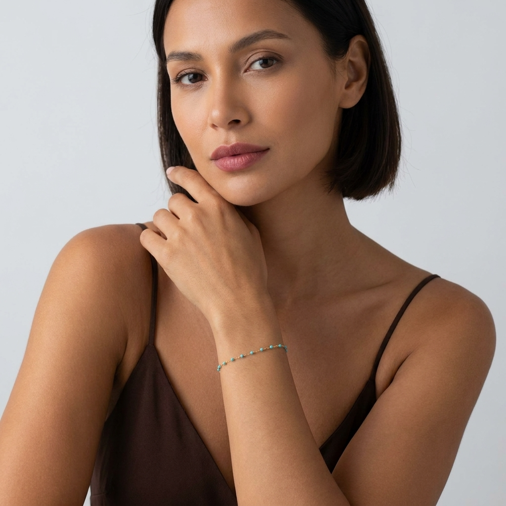 Capri Turquoise Chain Bracelet - Joie d’Or