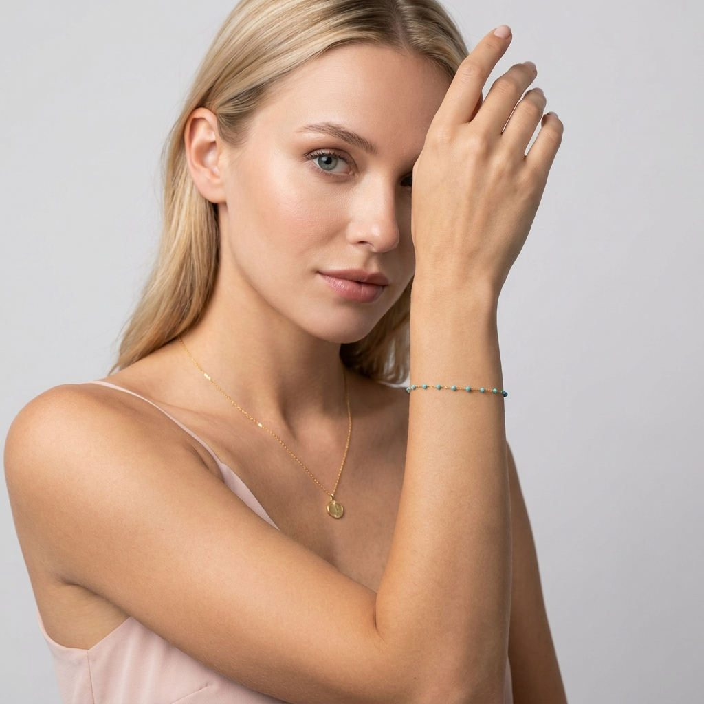 Capri Turquoise Chain Bracelet - Joie d’Or