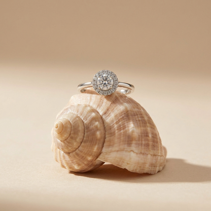 Ariana Crystal Silver Ring - Joie d’Or