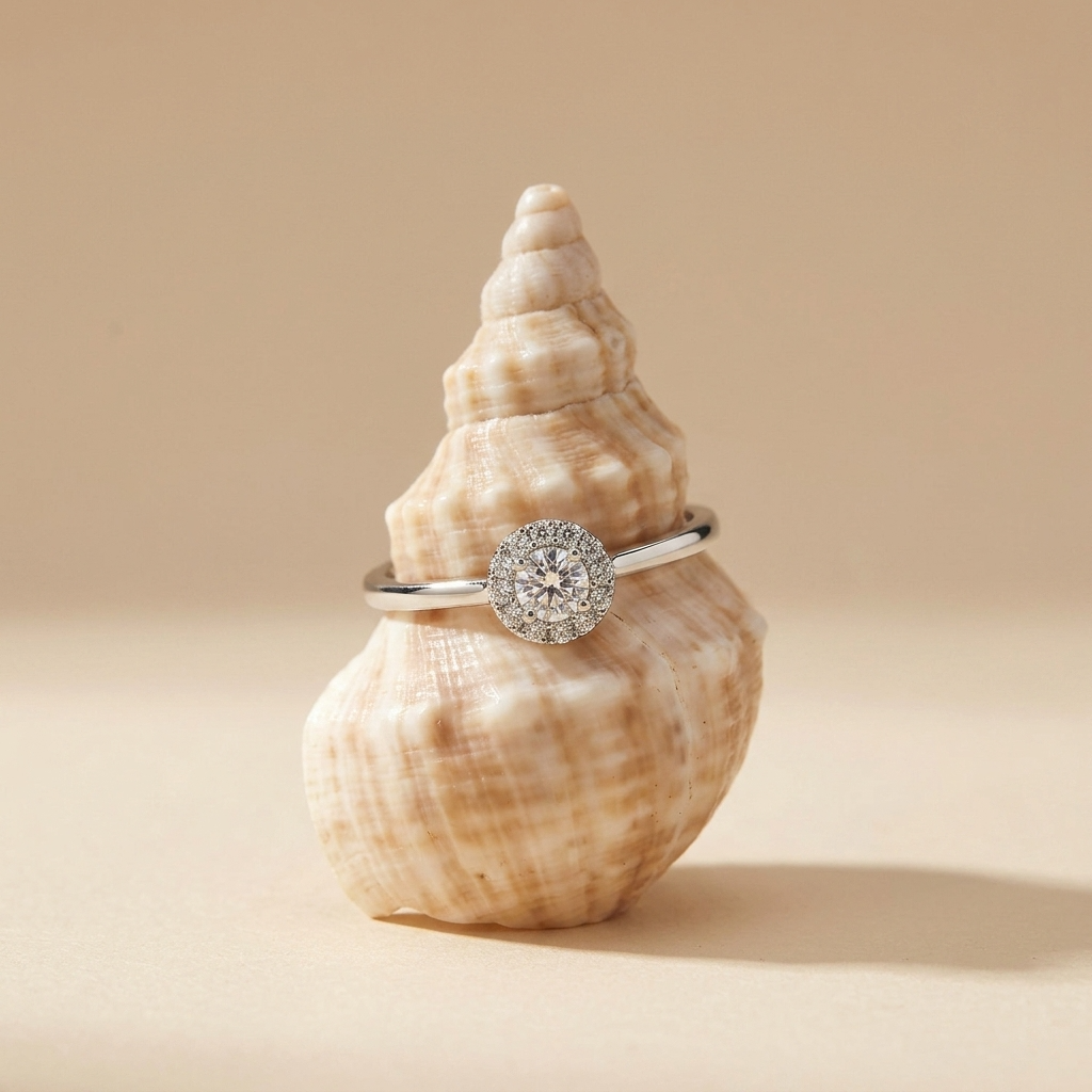 Ariana Crystal Silver Ring - Joie d’Or
