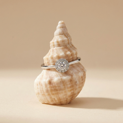 Ariana Crystal Silver Ring - Joie d’Or