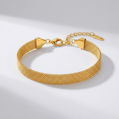Élise Gold Mesh Bracelet - Joie d’Or