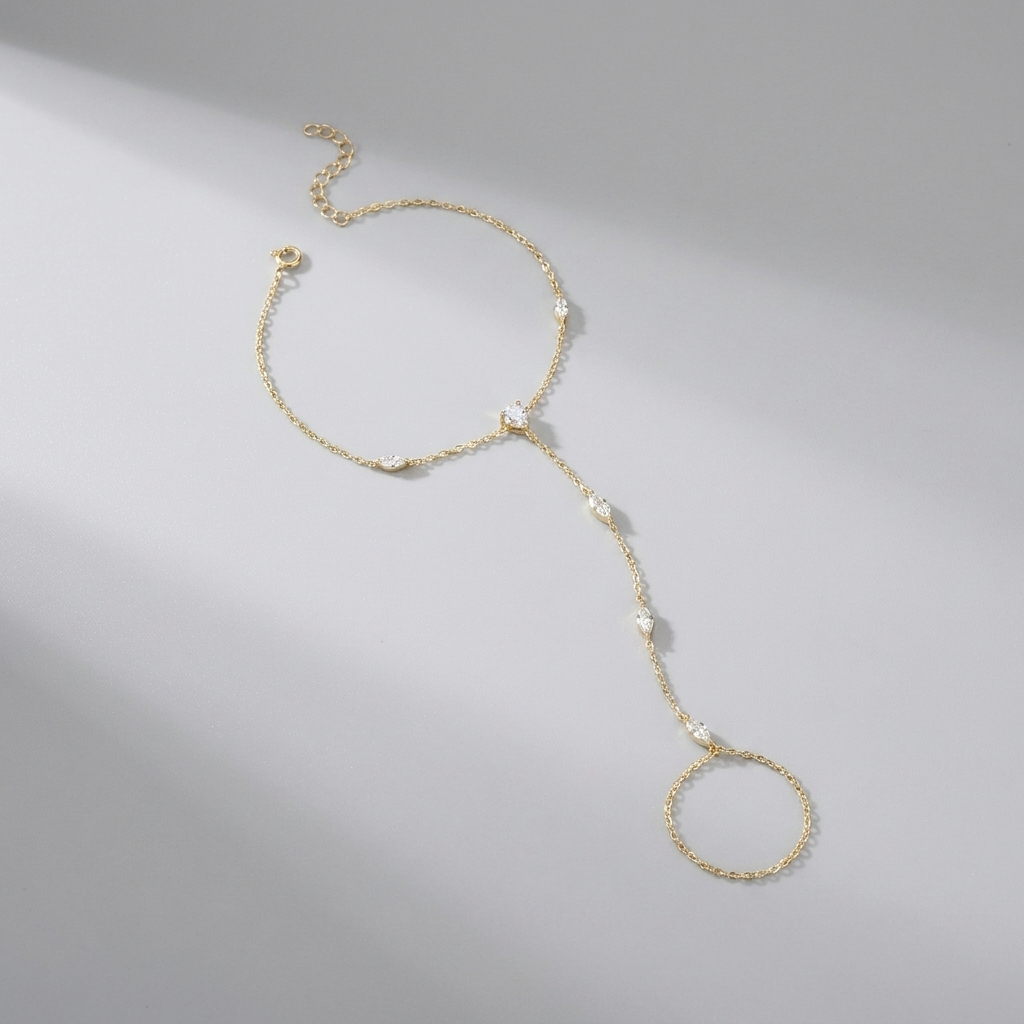 Amélie Sparkling Crystal Bracelet - Joie d’Or