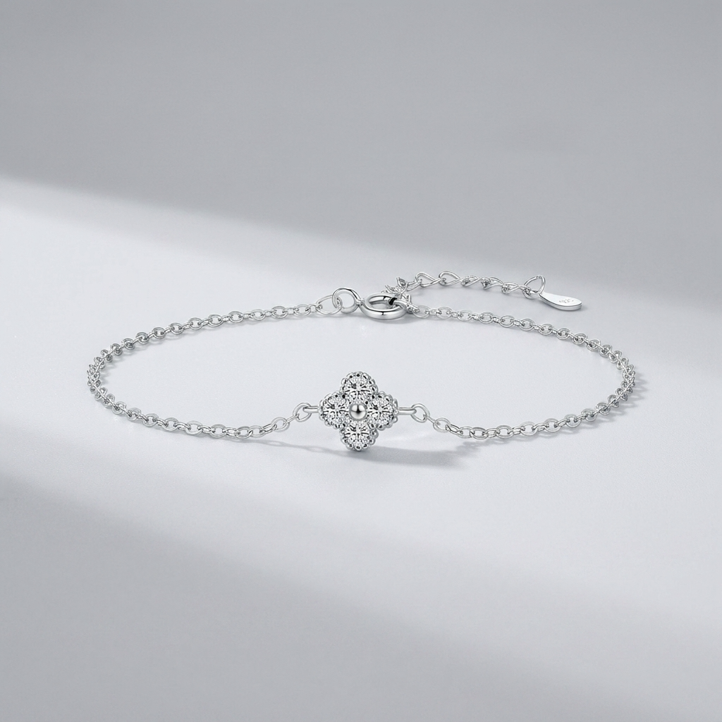 Aurélie Clover Shine Bracelet - Joie d’Or