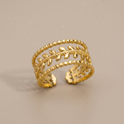 Maria Gold Leaf Ring - Joie d’Or