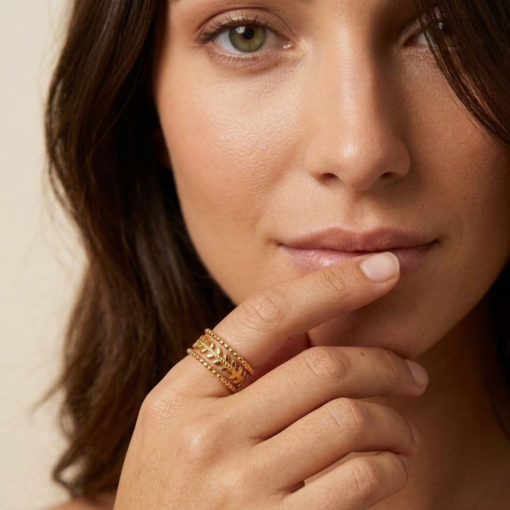 Maria Gold Leaf Ring - Joie d’Or