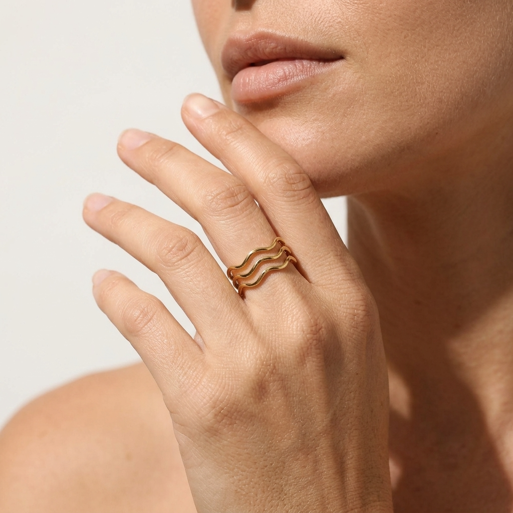 Sea Wave Gold Ring - Joie d’Or