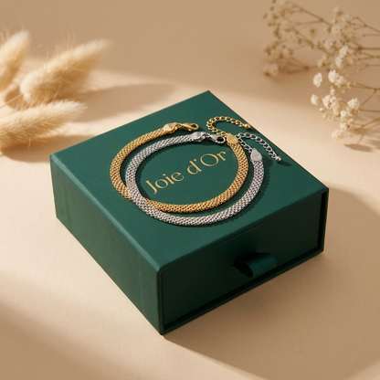 Clara Minimalist Mesh Bracelet - Joie d’Or