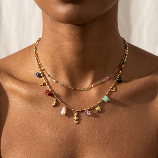Bohemia Layered Gold Necklace