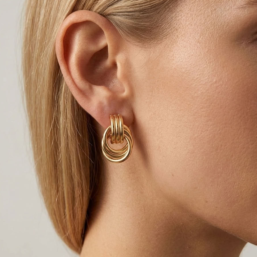 Luna Layered Hoop Earrings