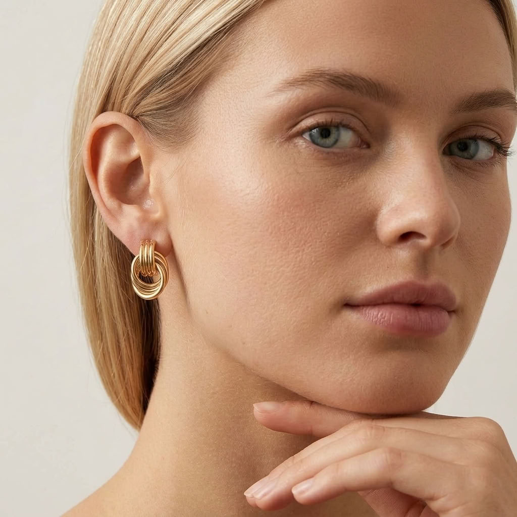 Luna Layered Hoop Earrings