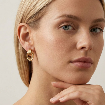 Luna Layered Hoop Earrings
