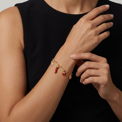 Noémie Lucky Charms Gold Bracelet