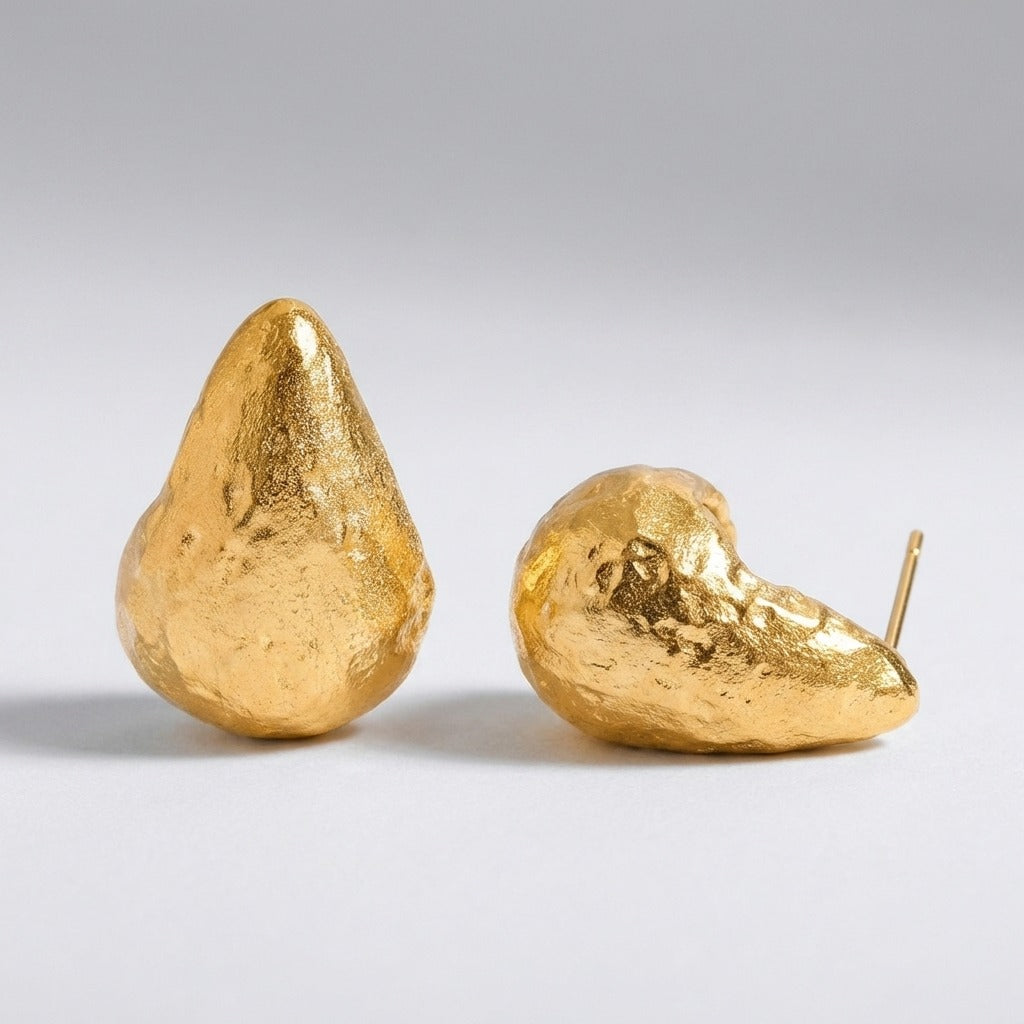 Éden Sculpted Drop Earrings - Joie d’Or