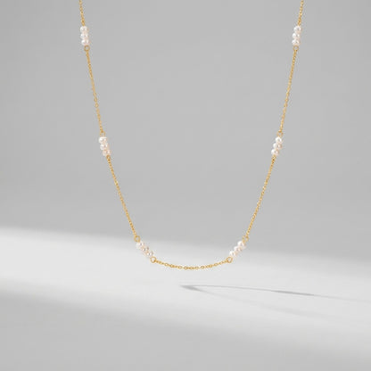 Valentina Tiny Pearls Necklace - Joie d’Or