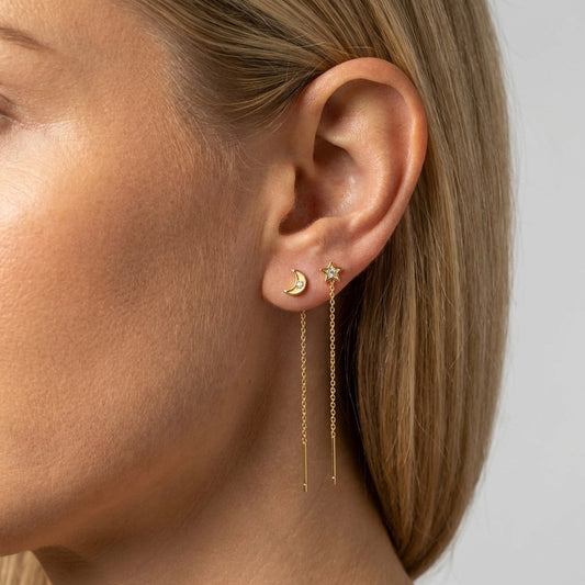 Celestia Drop Chain Earrings - Joie d’Or