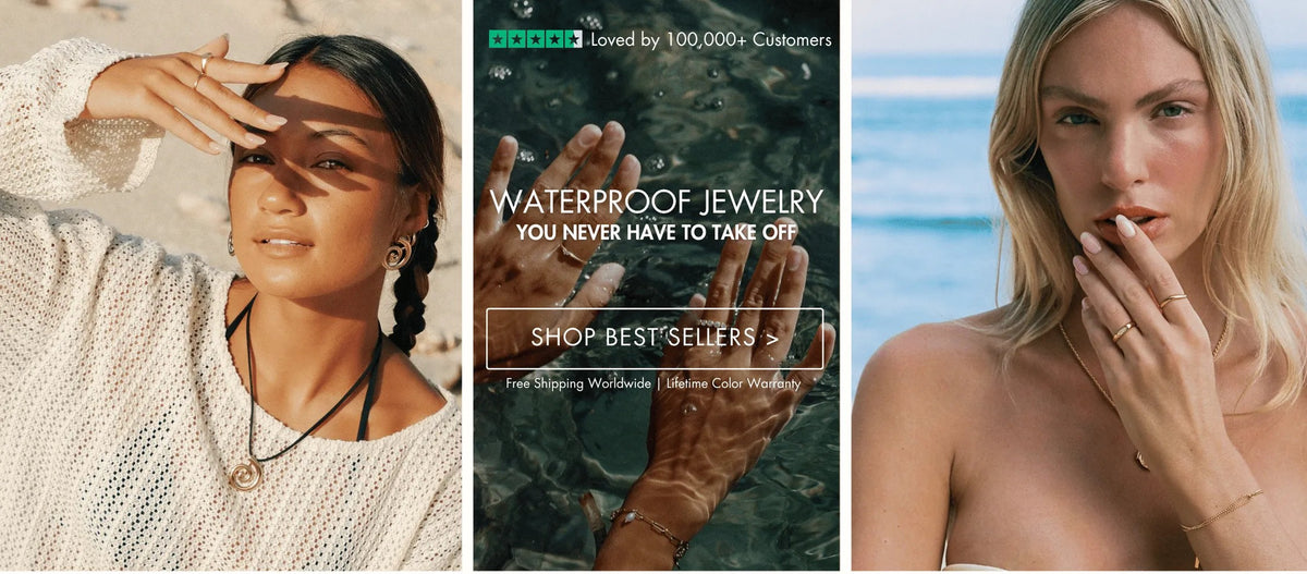Waterproof jewelry you never have to take off – shop best sellers. Free shipping, tarnish-free, 30-day returns