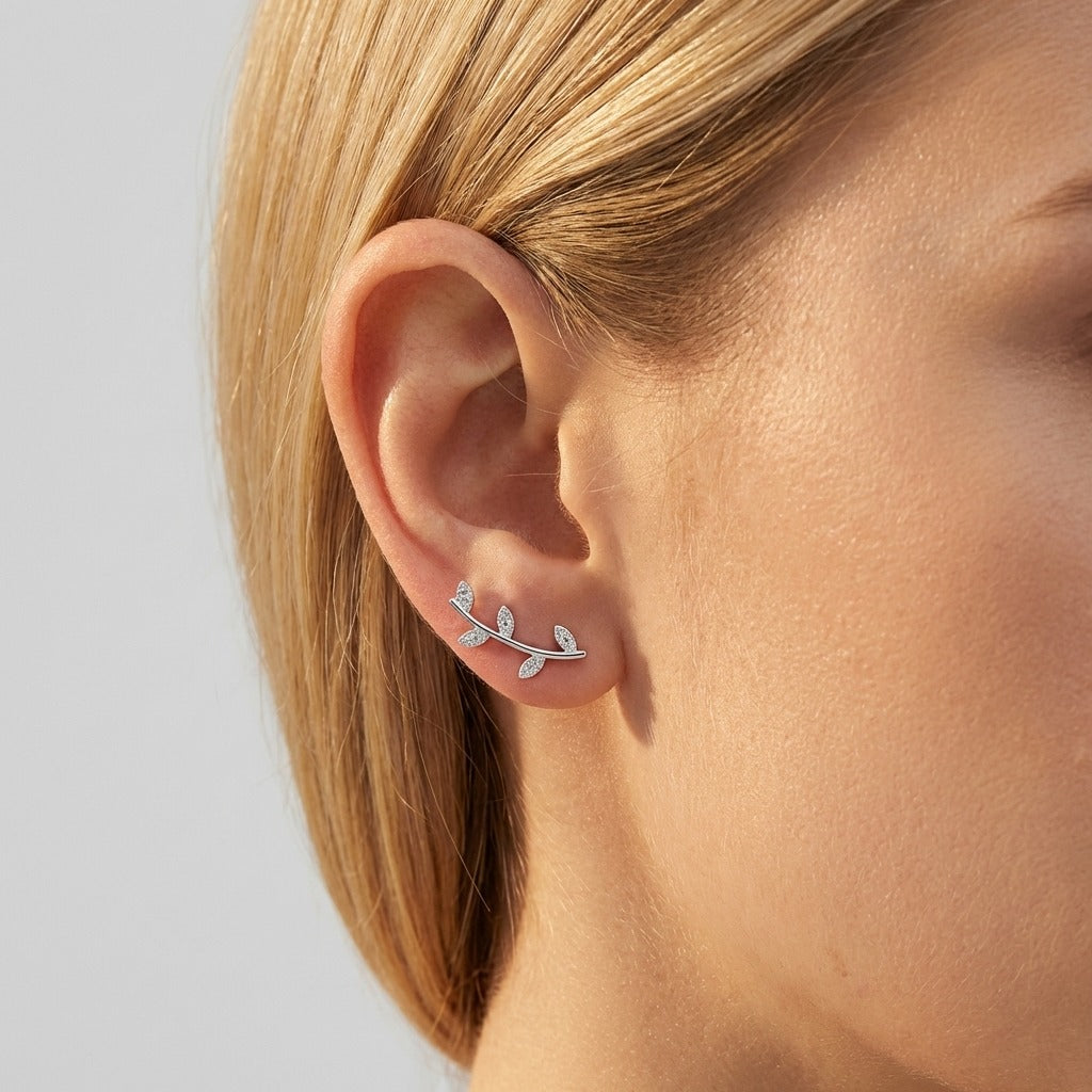 Giulia Vine Leaf Earrings - Joie d’Or