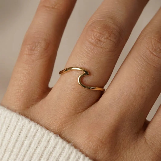 Wave Gold Ring - Joie d’Or