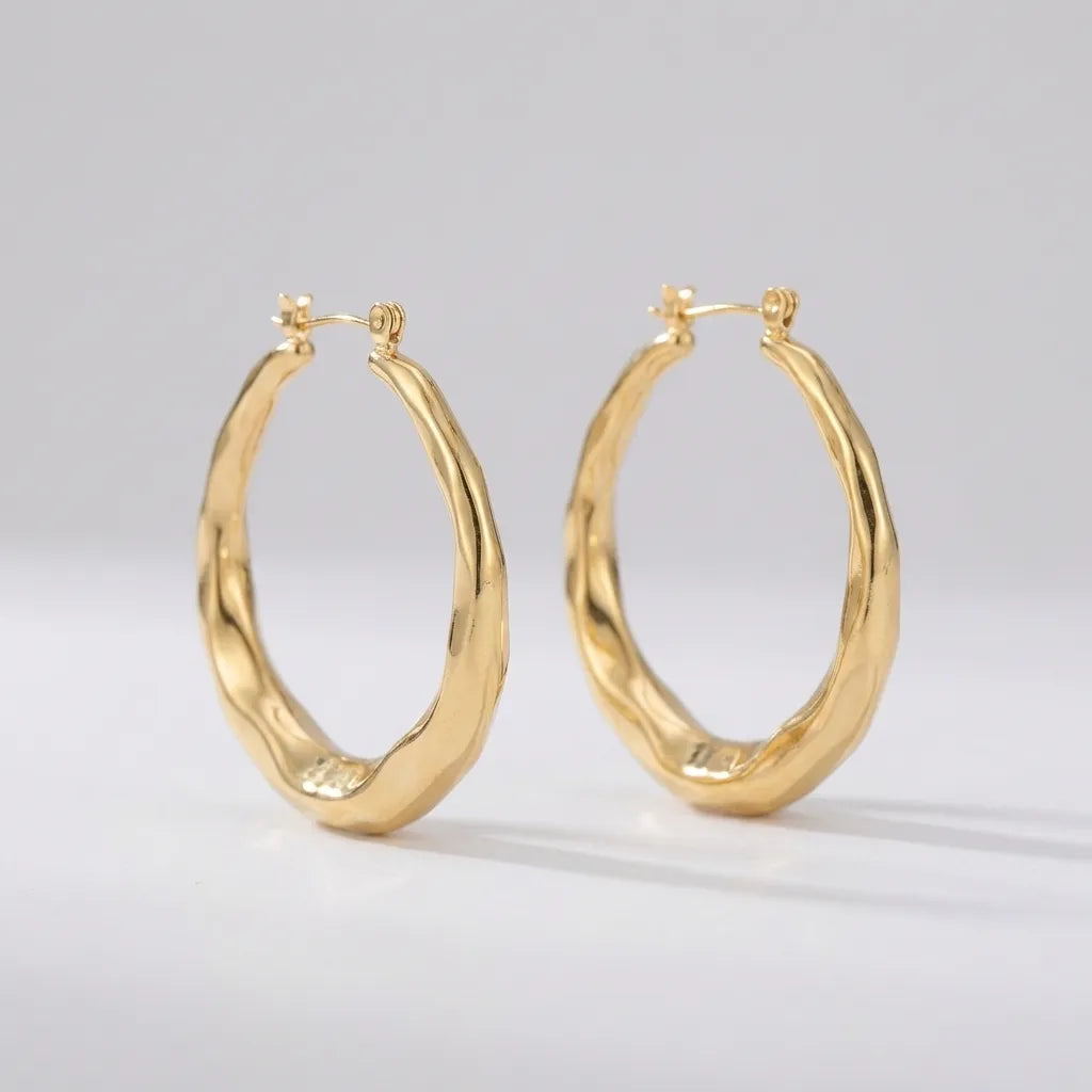 Aire Hoop Earrings - Joie d’Or