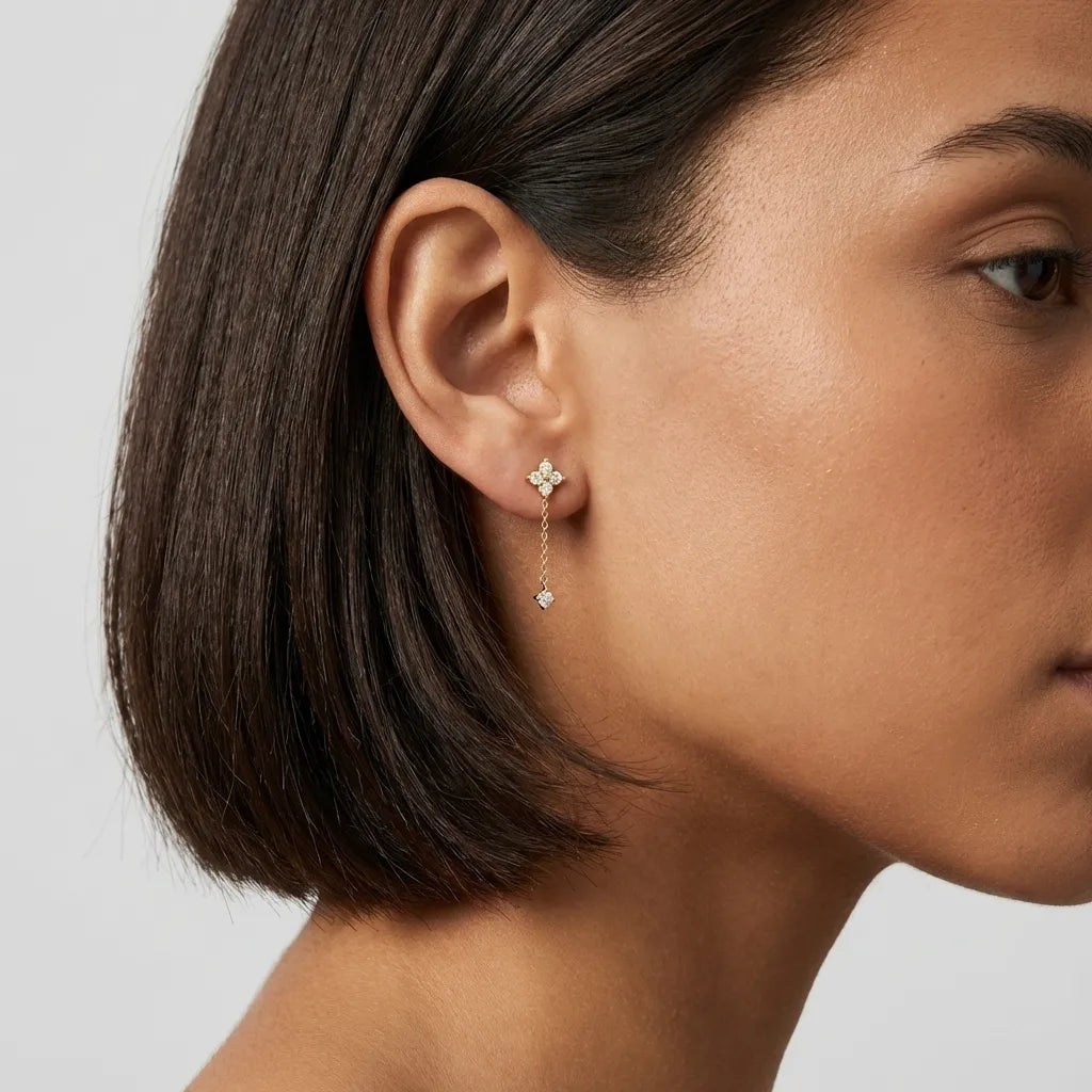Mia Crystal Drop Earrings - Joie d’Or