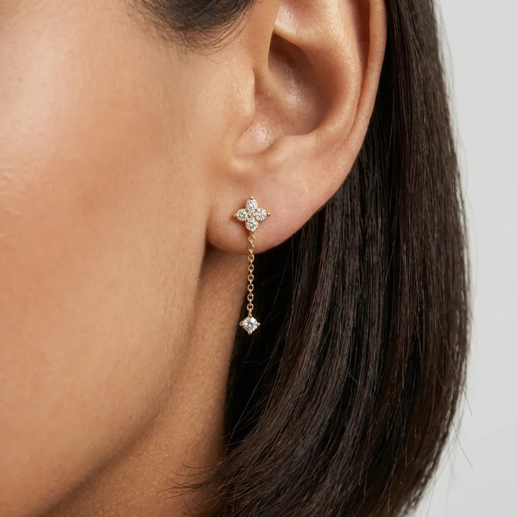 Mia Crystal Drop Earrings - Joie d’Or