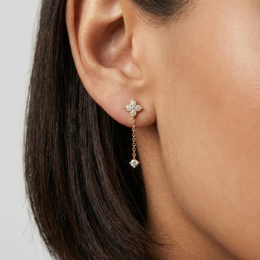 Mia Crystal Drop Earrings - Joie d’Or