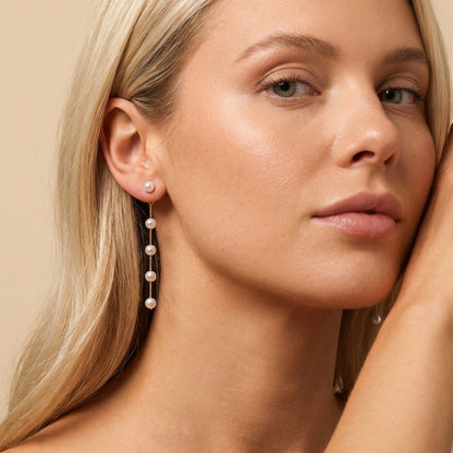 Élise Drop Pearl Earrings - Joie d’Or