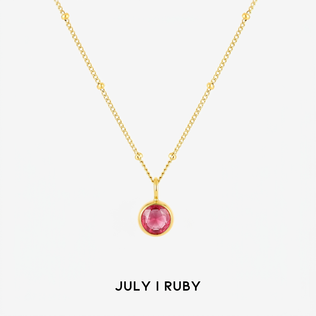 Amelia Birthstone Necklace