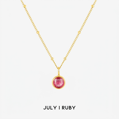 Amelia Birthstone Necklace