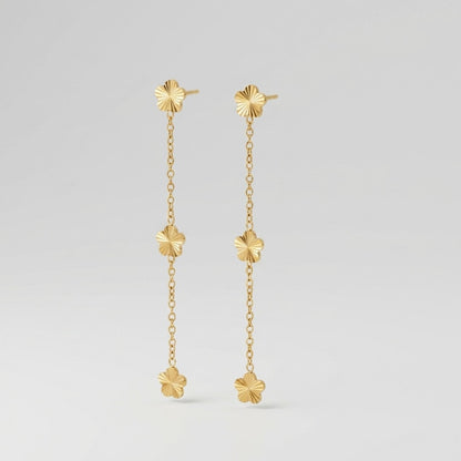 Juliette Floral Chain Earrings - Joie d’Or