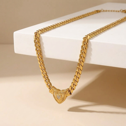 Valentina Heart Necklace - Joie d’Or