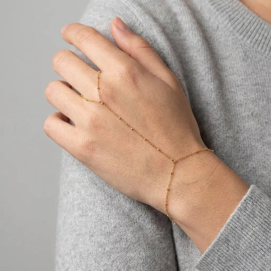 Evelyne Hand Chain Bracelet - Joie d’Or
