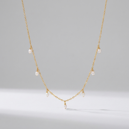 Élise Drop Pearl Necklace - Joie d’Or
