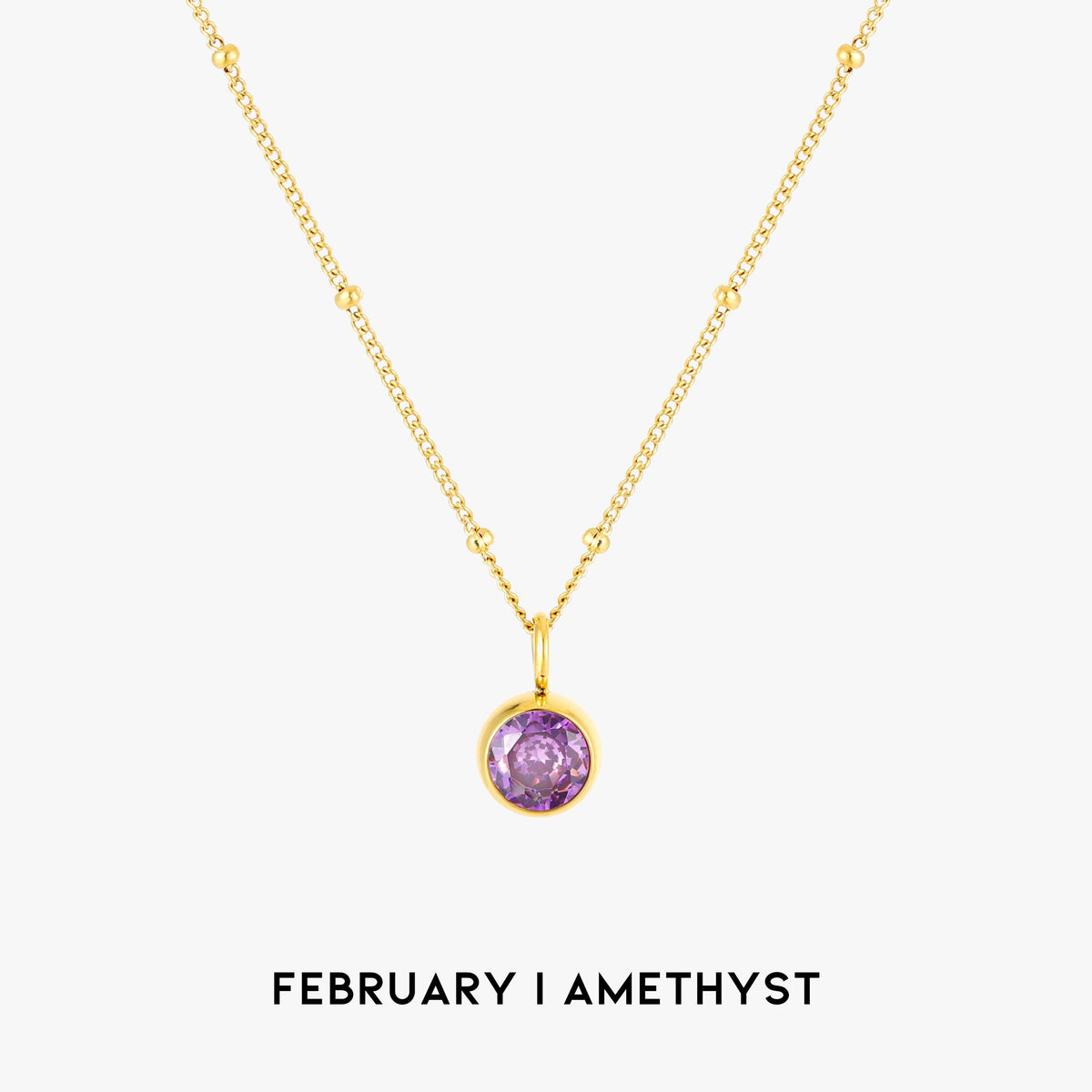 Amelia Birthstone Necklace - Joie d’Or