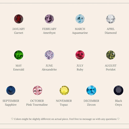 Lola Pearl & Birthstone Necklace