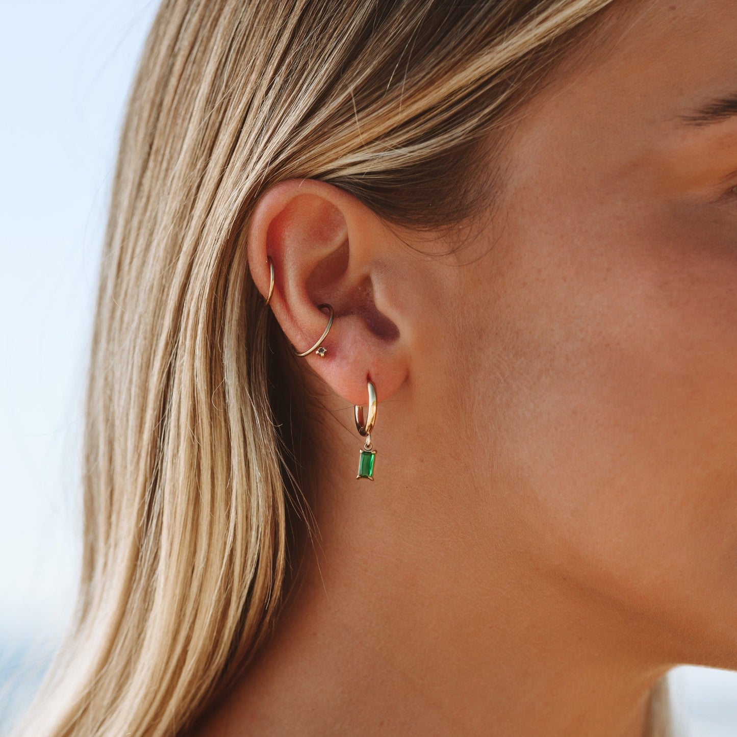 Jasmine Green Earrings