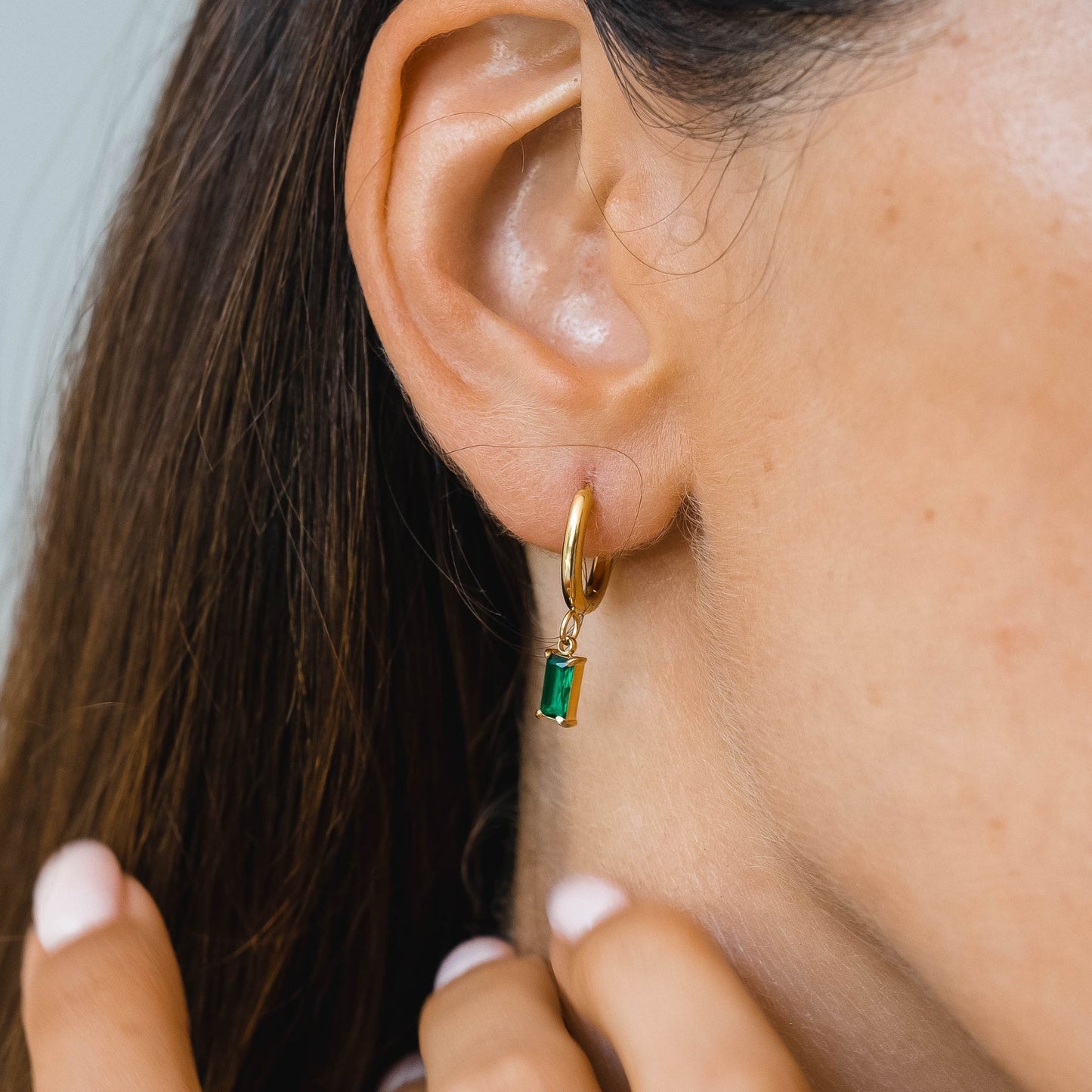 Jasmine Green Earrings