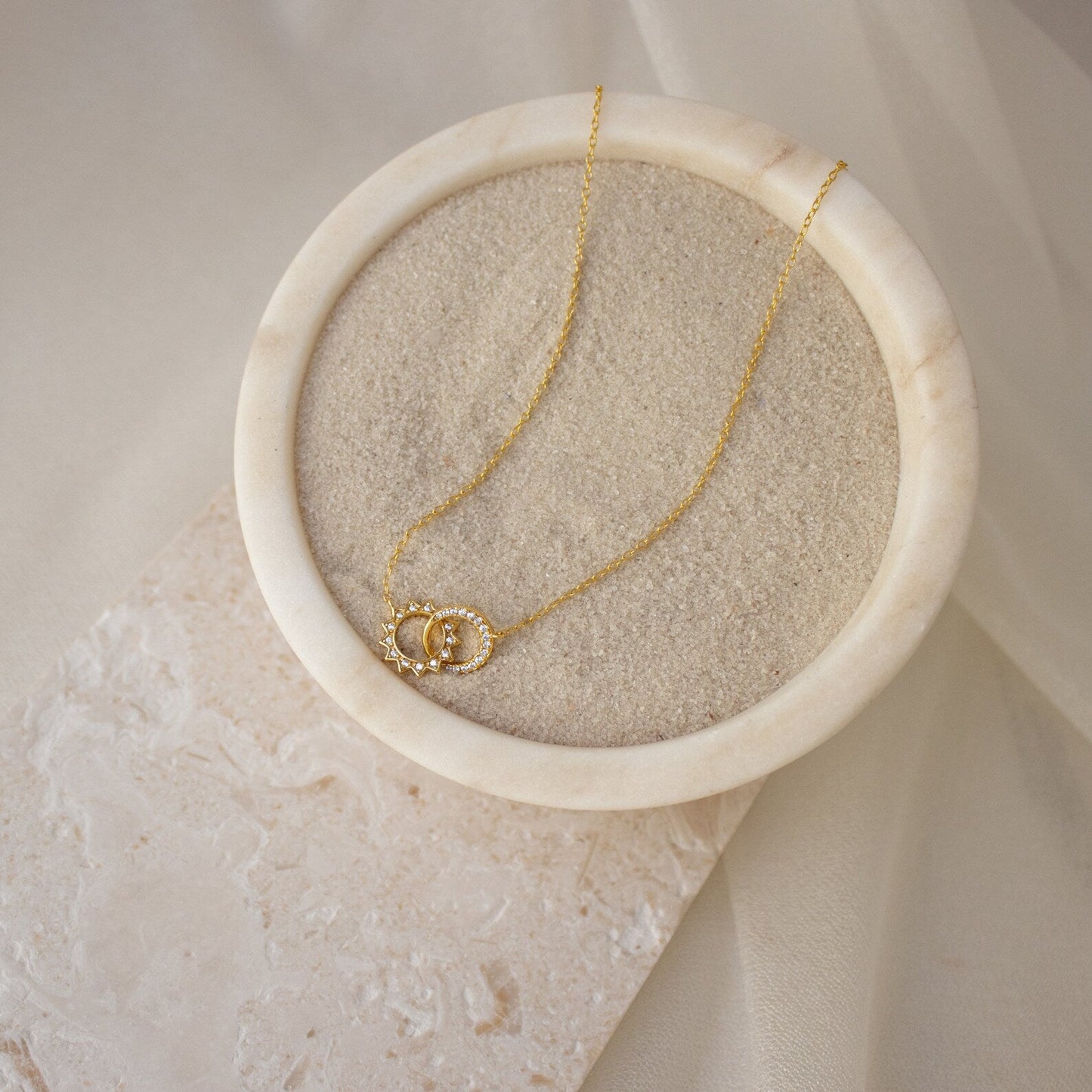 Stella Sun & Moon Necklace