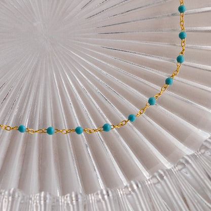 Capri Turquoise Chain Anklet