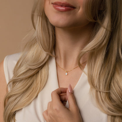 Sophie Opal Drop Necklace