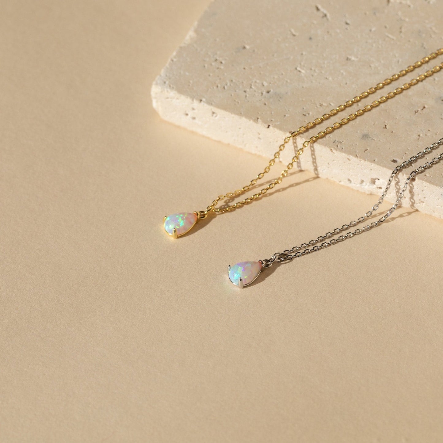 Sophie Opal Drop Necklace