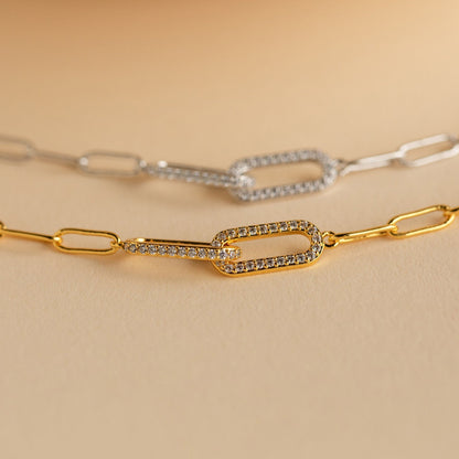 Aurélie Pavé Link Bracelet