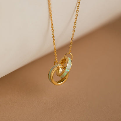 Aurora Interlock Necklace