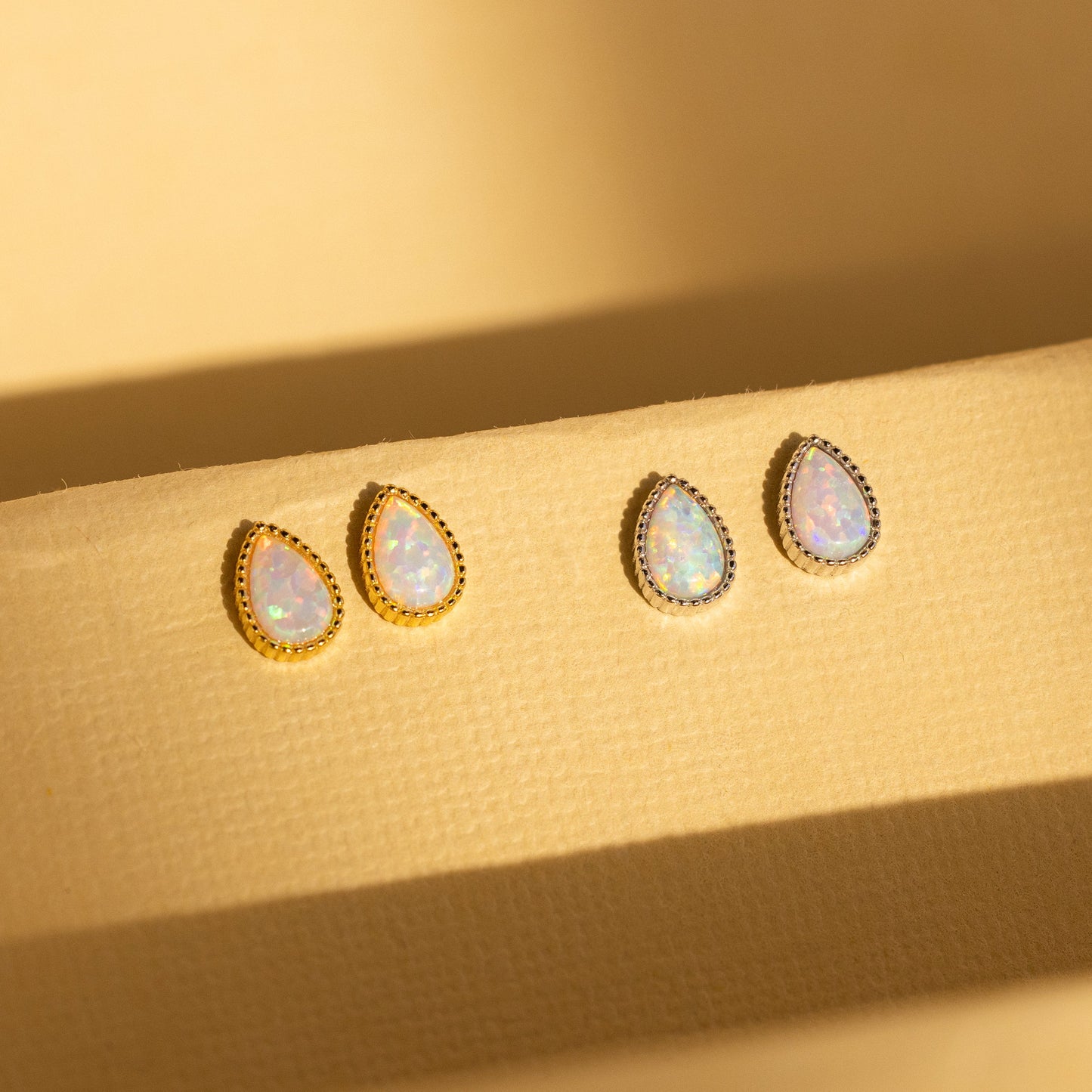 Teadora Opal Teardrop Earrings