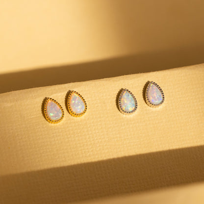 Teadora Opal Teardrop Earrings