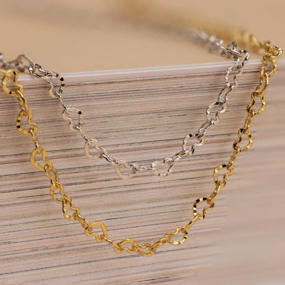 Élodie Chain Heart Necklace