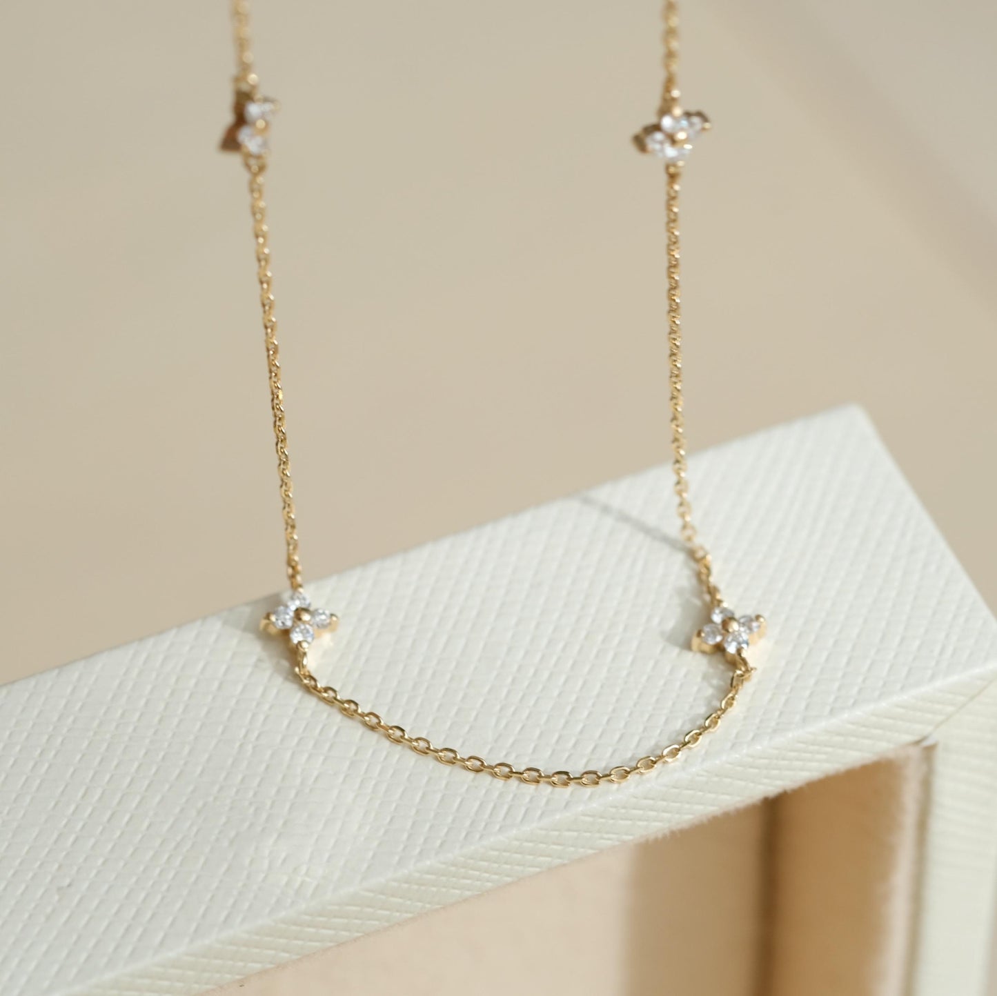 Mia Dainty Crystal Necklace