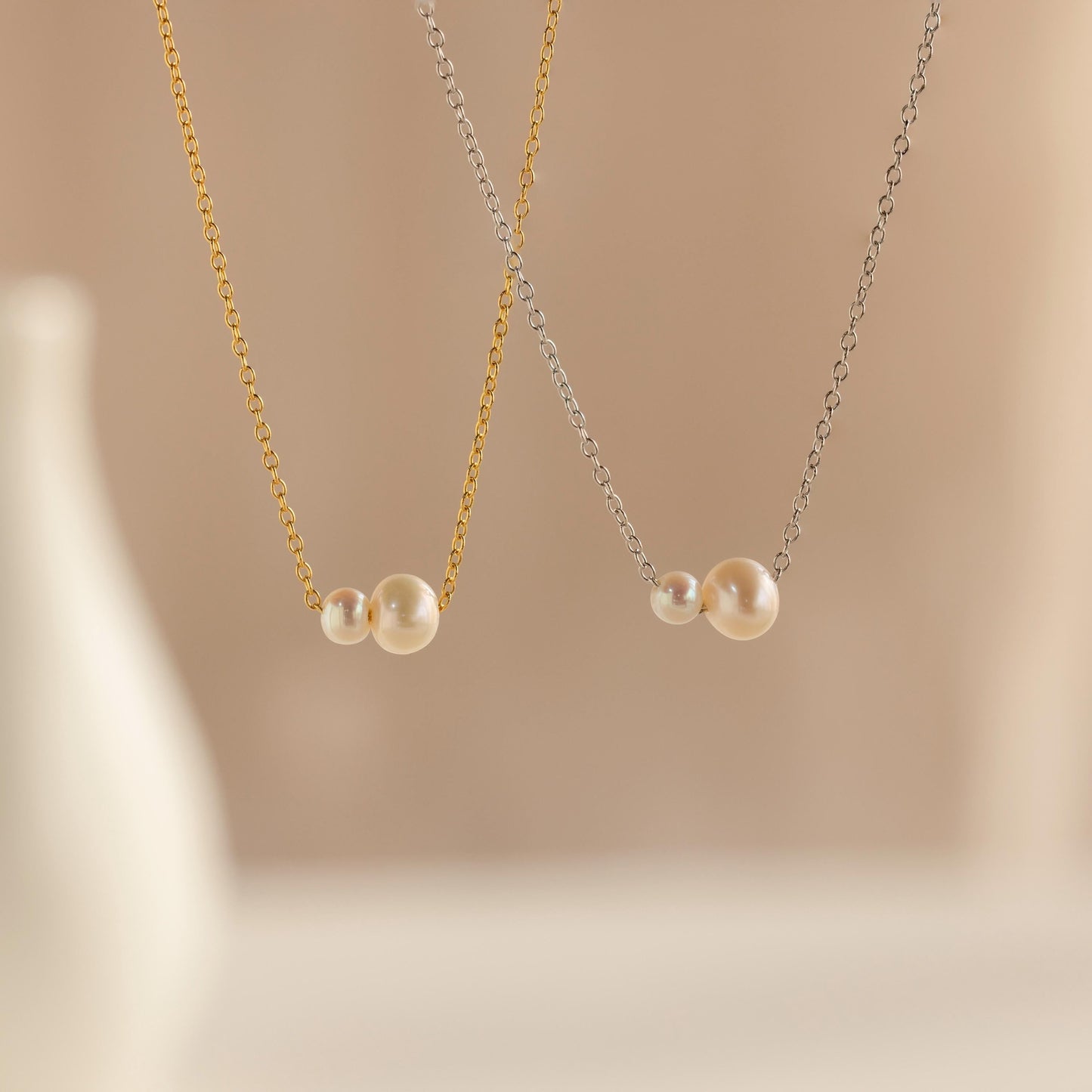 Sophie Twin Pearl Necklace